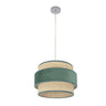 Colgante Nature Reyes Cromo y Verde Fabrilamp / Abrila 177494006