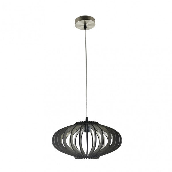 Lámpara Colgante Sapelli 35 cm Madera Café Fabrilamp - vista principal | Fabrilamp / Abrila