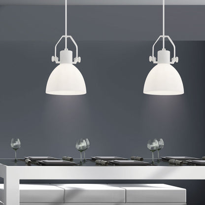 Colgante Sendai Blanco AJP/Alemar (Ref. 10329) - Medidas: [Insertar medidas aquí, ej:  Ø15cm, Alto 20cm].  luzguru.com
