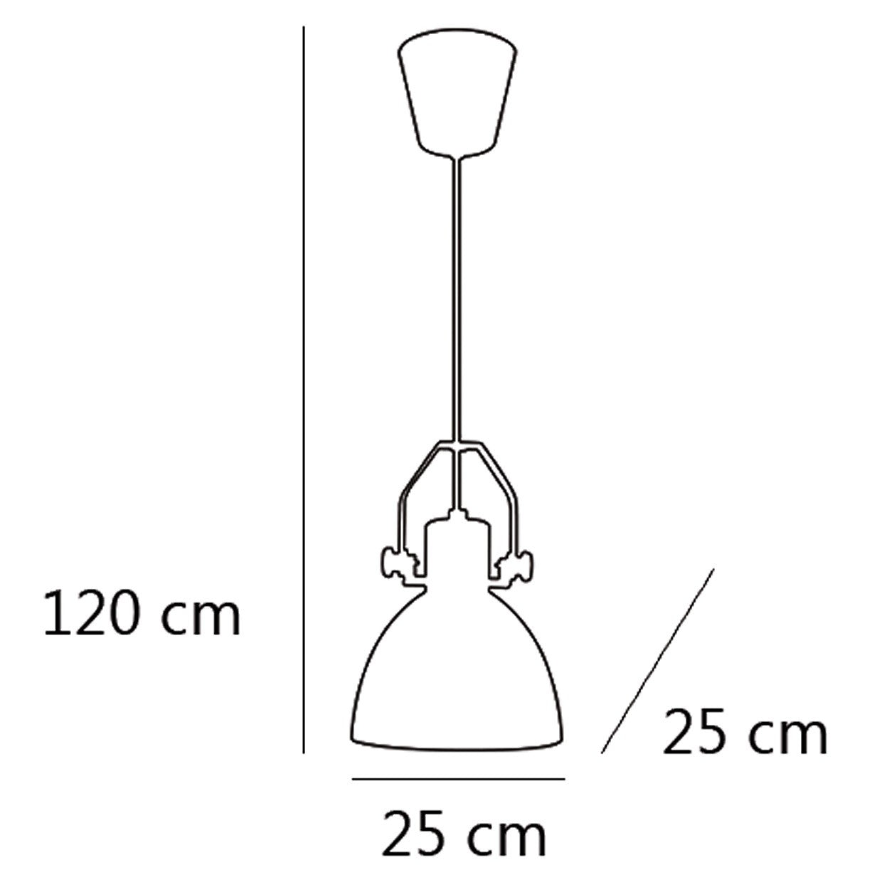 Colgante Sendai Blanco AJP/Alemar (Ref. 10329): Descubre sus elegantes dimensiones.  LuzGuru.
