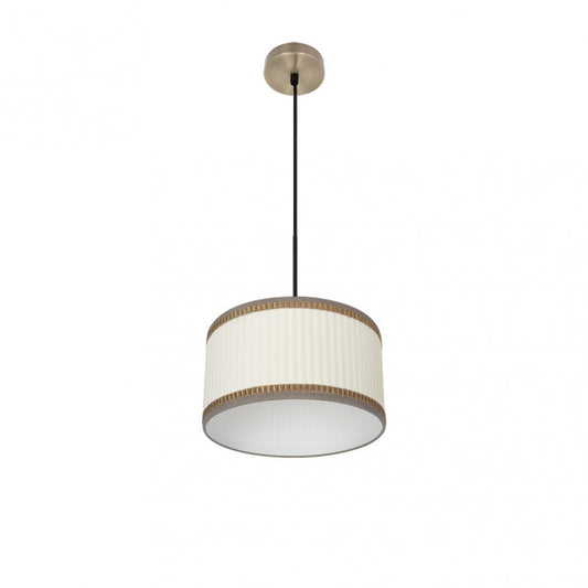 Lámpara Colgante Soprano Pantalla Plisada Fabrilamp - 30 cm | Fabrilamp / Abrila · Ref. 177393015