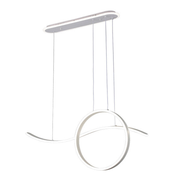 Lámpara Colgante LED Style 205 W con Mando y Luz Ambiente Fabrilamp