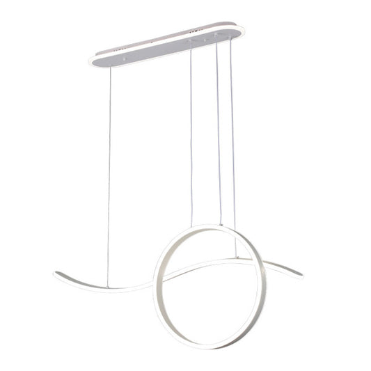 Lámpara Colgante LED Style 205 W Blanco con Mando y Luz Ambiente Fabrilamp - vista principal | Fabrilamp / Abrila