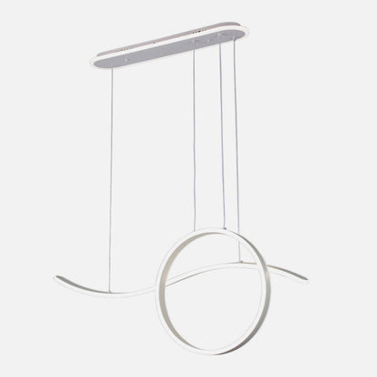 Lámpara Colgante LED Style 205 W Blanco con Mando y Luz Ambiente Fabrilamp - imagen 2 | Fabrilamp / Abrila