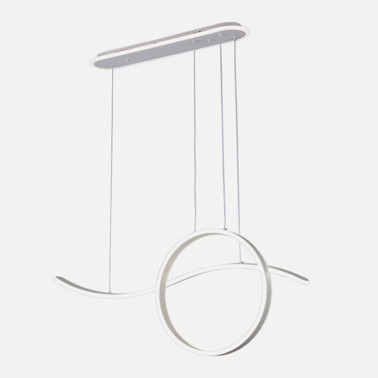 Lámpara Colgante LED Style 205 W Blanco con Mando y Luz Ambiente Fabrilamp - imagen 2 | Fabrilamp / Abrila