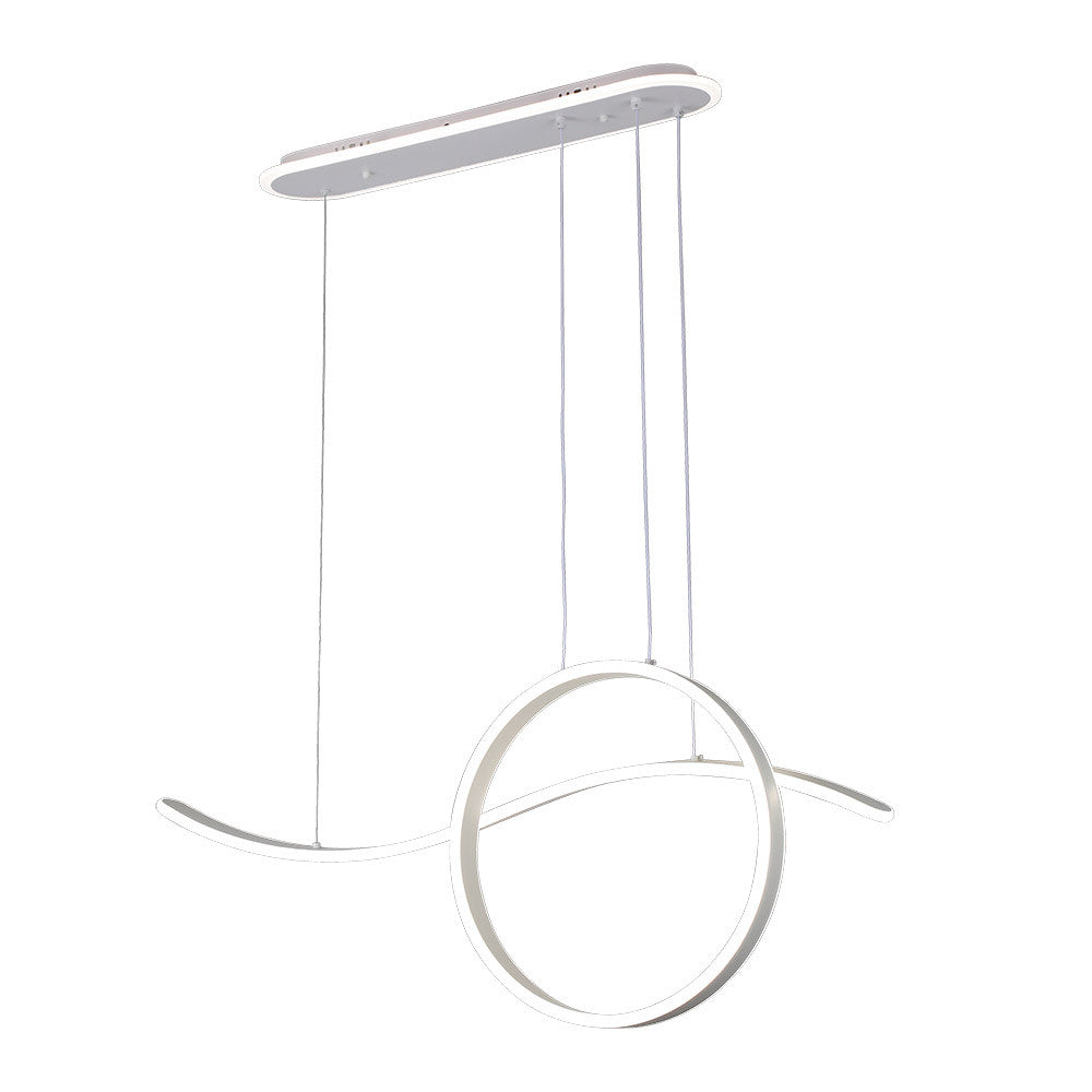 Lámpara Colgante LED Style Blanco Fabrilamp / Abrila 249492001
