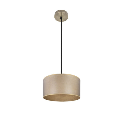 Colgante Tania Fabrilamp Abrila - Cuero y Madera Clara Regulable E27 - SKU 188393085