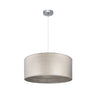 Colgante Tania 50cm Níquel con Pantalla Madera Gris | Fabrilamp / Abrila - SKU 188395083