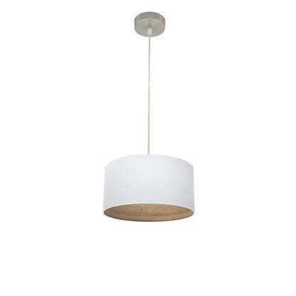 Colgante Tatiana Moderno Blanco y Madera Fabrilamp / Abrila 189193085