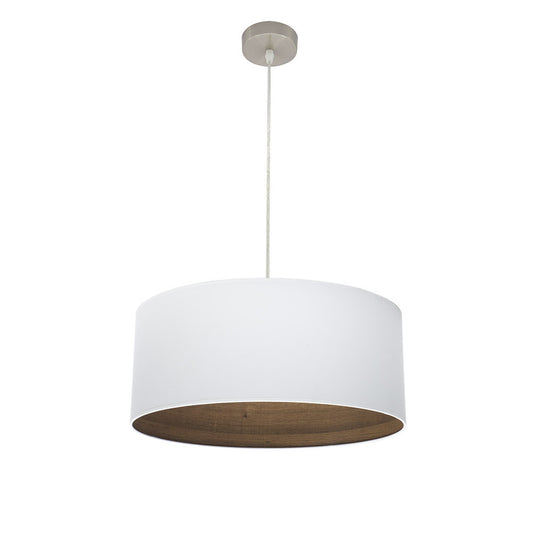 Lámpara Colgante Tatiana Fabrilamp / Abrila Textil y Madera 189195084