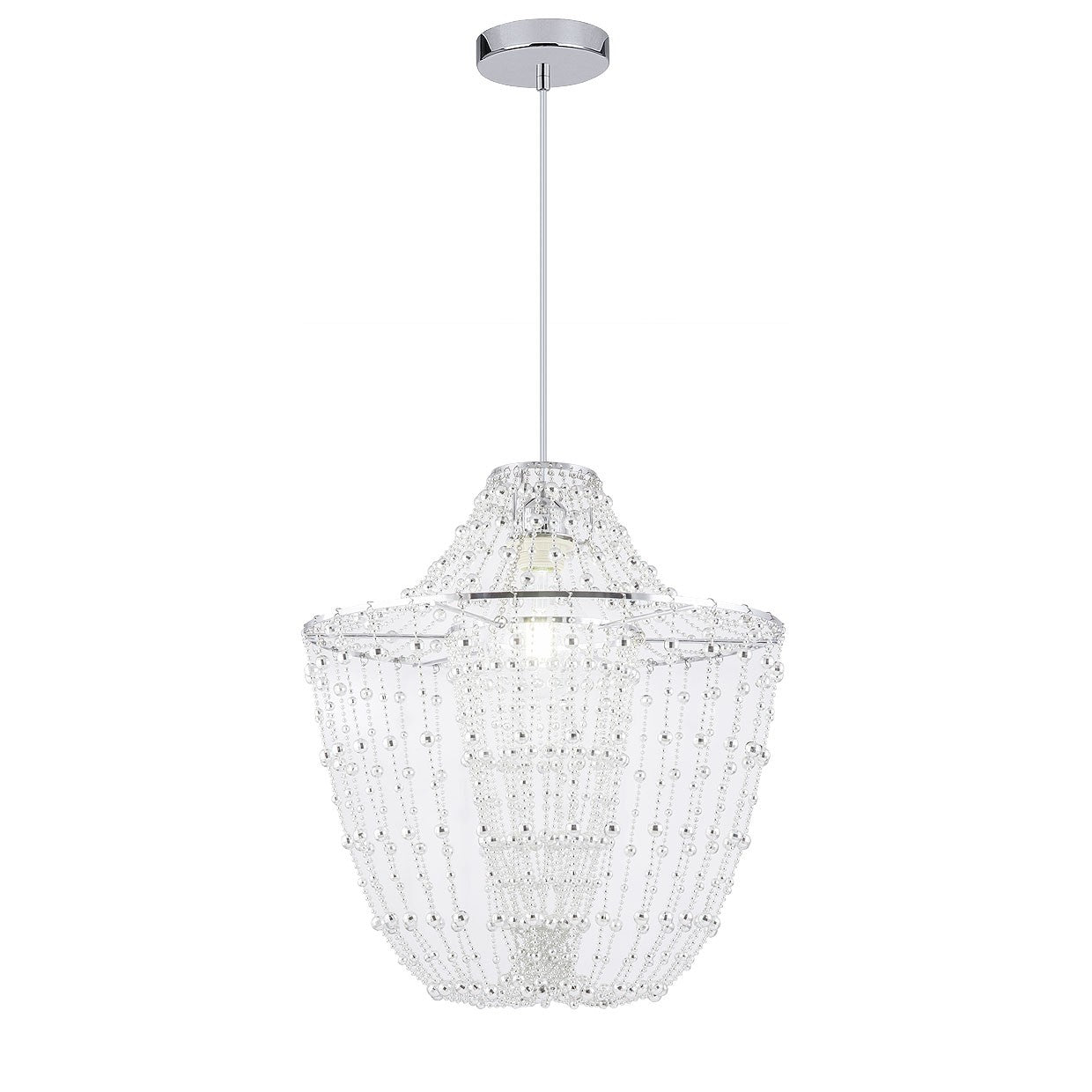 AJP / Alemar 10738 - Colgante Tebas Cromo - luzguru.com