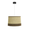Colgante Tietar Saco Marrón Regulable Fabrilamp / Abrila 40x40cm