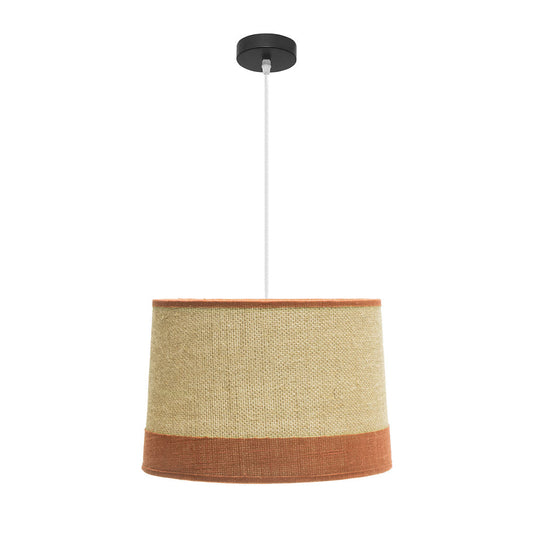 Colgante Tietar Saco/Naranja Regulable 35-85cm | Fabrilamp / Abrila - Lámpara de techo vintage