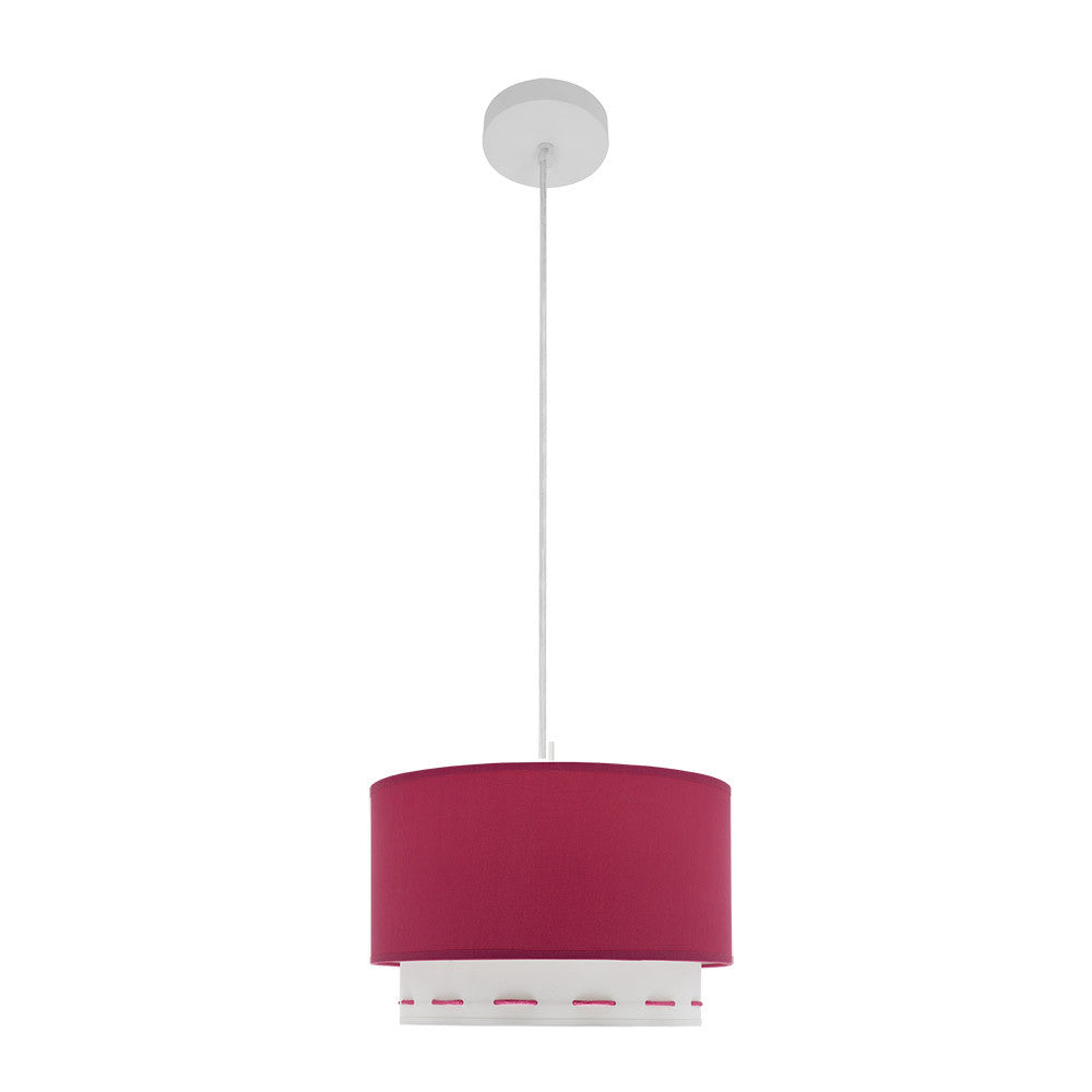 Colgante Infantil Trazos Rosa Oscuro Fabrilamp / Abrila 111293007