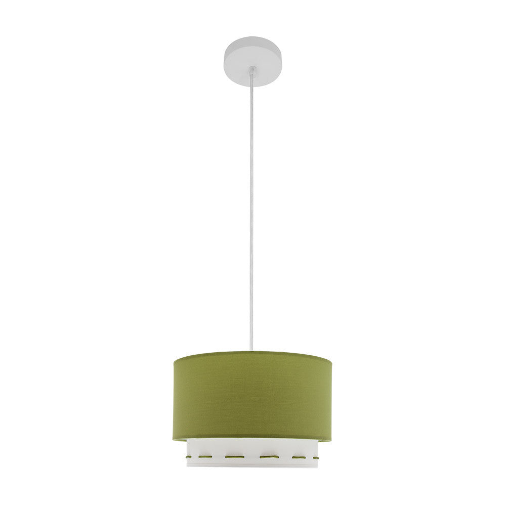 Lámpara Colgante Infantil Trazos Verde Fabrilamp / Abrila 111293006
