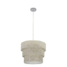 Colgante Triple Smile Cemento Gris y Cromo Fabrilamp / Abrila 175394028