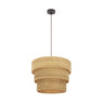 Colgante Triple Smile Madera Clara Fabrilamp / Abrila 175394085