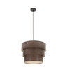 Colgante Triple Smile Marrón Óxido Fabrilamp / Abrila 175394017