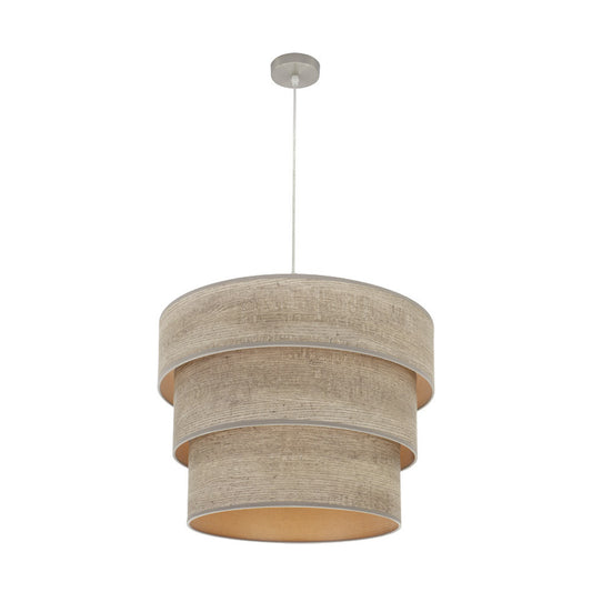 Colgante Triple Smile Madera Gris Fabrilamp / Abrila 175395083