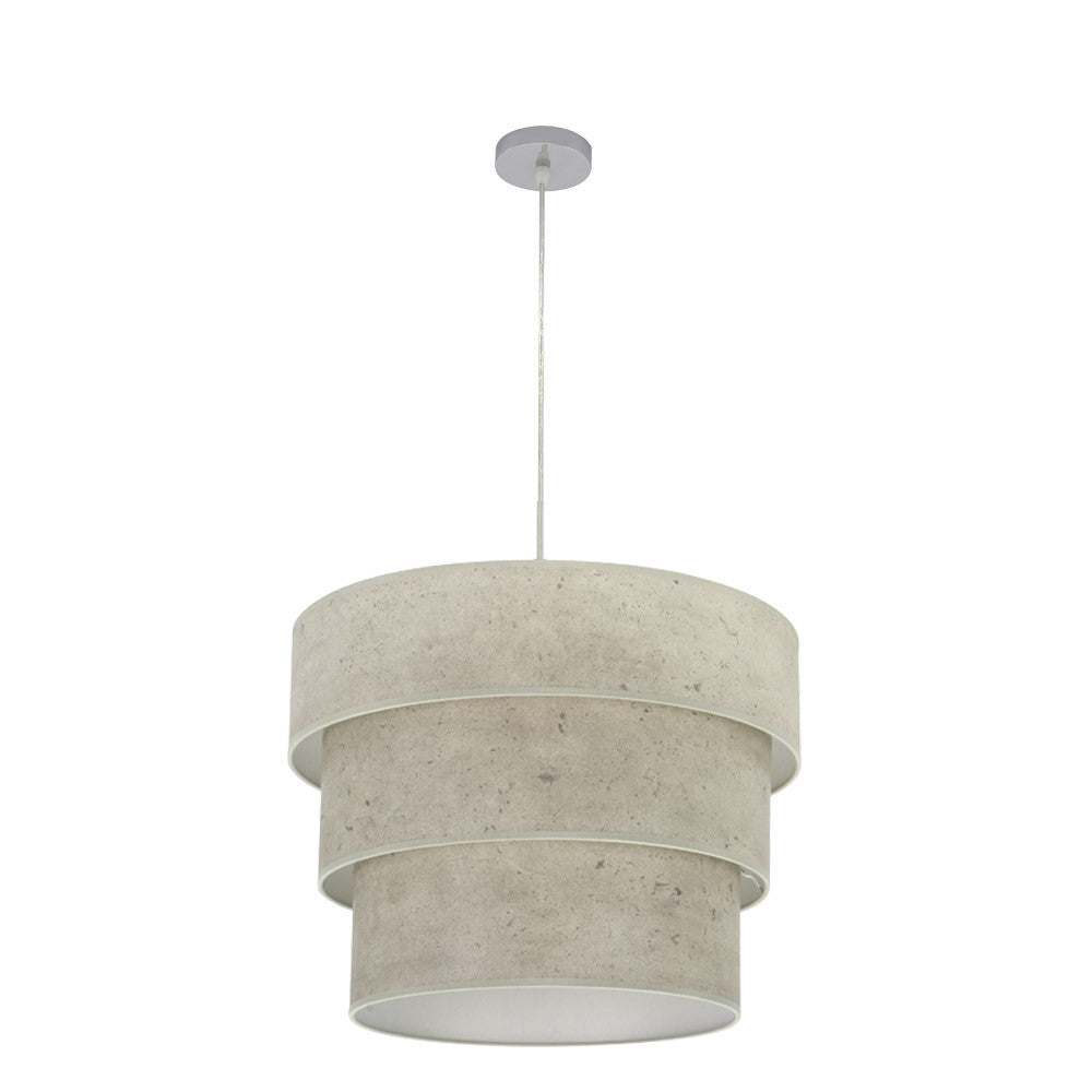 Colgante Smile Triple Cemento Fabrilamp / Abrila 175395028