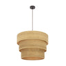 Colgante Triple Smile Madera Fabrilamp / Abrila 175395085 para salón moderno