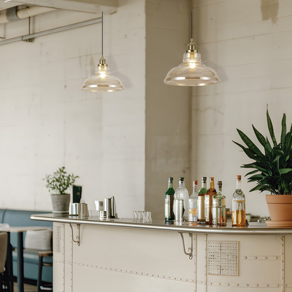 Medidas Colgante Umbra Latón Ámbar AJP/Alemar Ref. 11643 - LuzGuru.com
