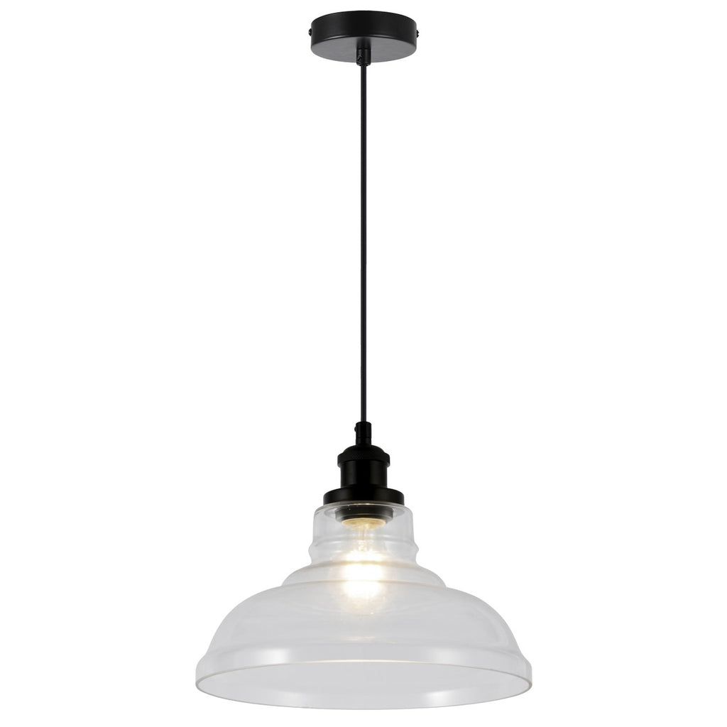 AJP / Alemar Colgante Umbra Negro Transparente 11642 - luzguru.com