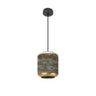 Colgante Vizela Negro y Oro Envejecido Fabrilamp / Abrila ref 223392129