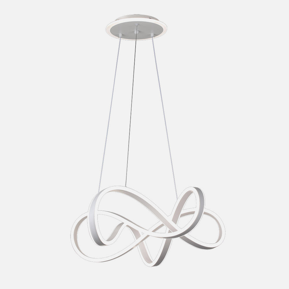 Lámpara WAY fabricada en Metal color Blanco con detalles en Acrílico