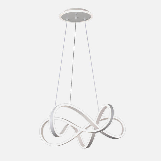Lámpara WAY fabricada en Metal color Blanco con detalles en Acrílico
