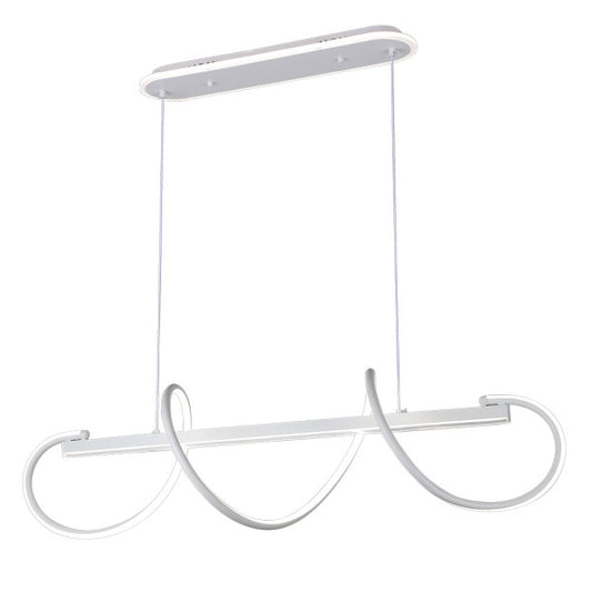 Lámpara Colgante LED Yupi 149W Blanco con Mando y Luz Ambiente Fabrilamp - vista principal | Fabrilamp / Abrila