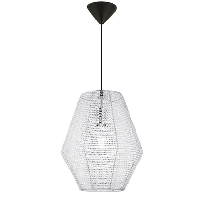 Colgante Yurta Aluminio Cromo 10760 - AJP / Alemar - luzguru.com