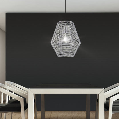 Medidas Colgante Yurta Aluminio Cromo AJP/Alemar Ref. 10760 - LuzGuru
