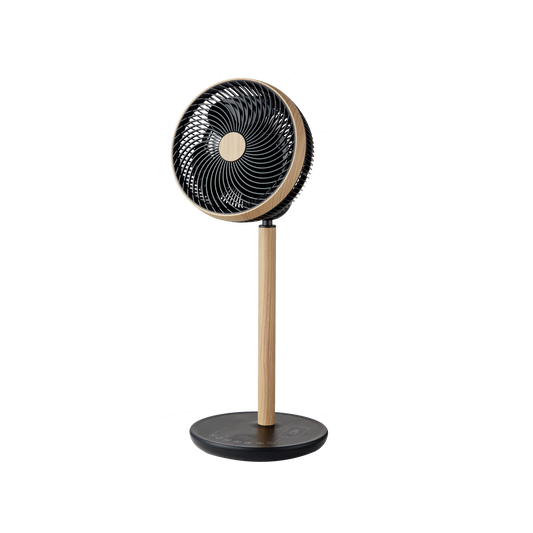 Ventilador de Pie Colibri Negro / Haya – vista principal · Ref. 236241088