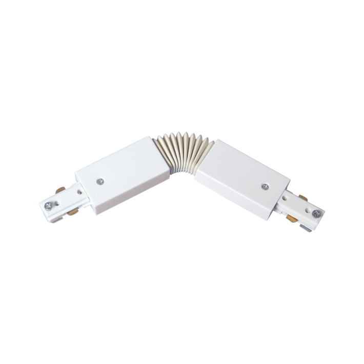 Conector Articulable Carril de Focos 27 cm Blanco 2 Hilos Exterior Fabrilamp