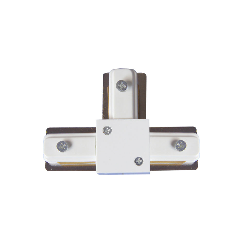 Conector en T Blanco Fabrilamp / Abrila para Carril de Focos 0840CONECT-T-BL