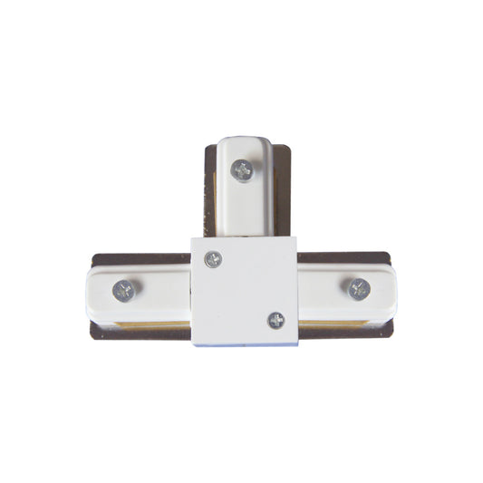 Conector en T Blanco Fabrilamp / Abrila para Carril de Focos 0840CONECT-T-BL