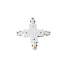 Conector en X Negro Fabrilamp / Abrila para Carriles de Focos 0840CONECT-X-NE