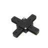 Conector en X Pindal Fabrilamp / Abrila para carril, ref. 1443CONECT-X-NE