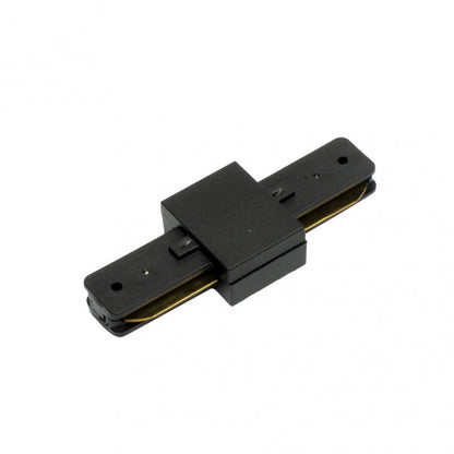 Conector Puente Lineal Pindal Negro 2 hilos de Fabrilamp para iluminación de carriles.  Compra en luzguru.com