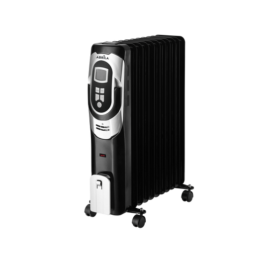 Radiador de Aceite Eléctrico Confort 2500 W 11 Elementos Negro Fabrilamp - vista principal | Fabrilamp / Abrila · Ref. 198432509