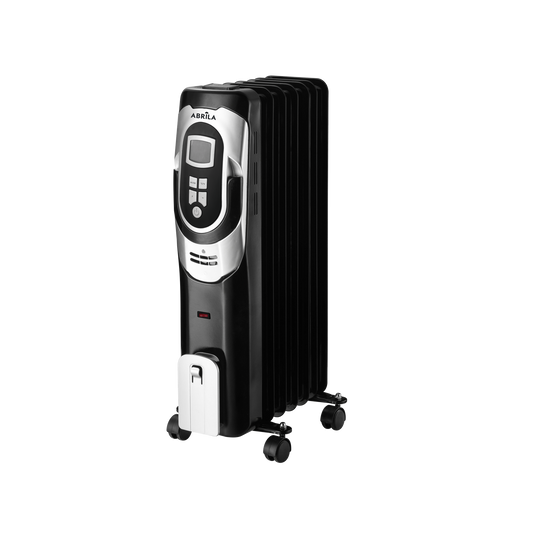 Radiador de Aceite Eléctrico Confort 1500 W 7 Elementos Negro Fabrilamp - vista principal | Fabrilamp / Abrila · Ref. 198431509