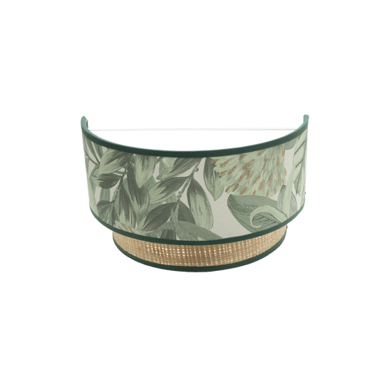 Aplique de Pared Congo 1xE27 Verde Natural Fabrilamp - vista principal | Fabrilamp / Abrila · Ref. 224961001