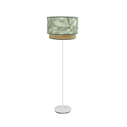 Pie Salón moderno Congo Blanco / Verde-Natural – vista principal · Ref. 224941001