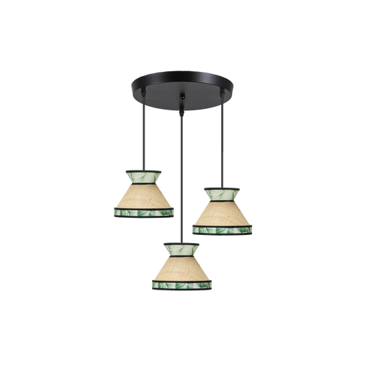 Plafón Constantinopla con Tres Luces Colgantes Fabrilamp - vista principal | Fabrilamp / Abrila · Ref. 248883006