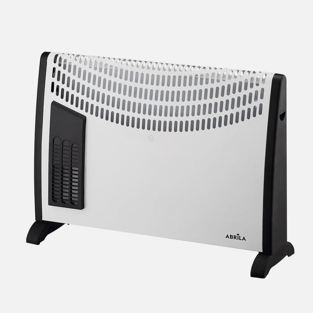 Convector Falla fabricado en metal color blanco con termostato regulable