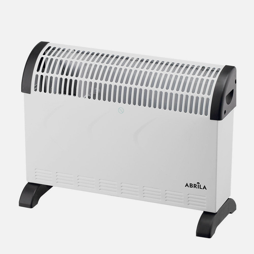 Convector eléctrico fabricado en metal color blanco