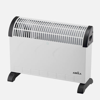 Convector eléctrico fabricado en metal color blanco