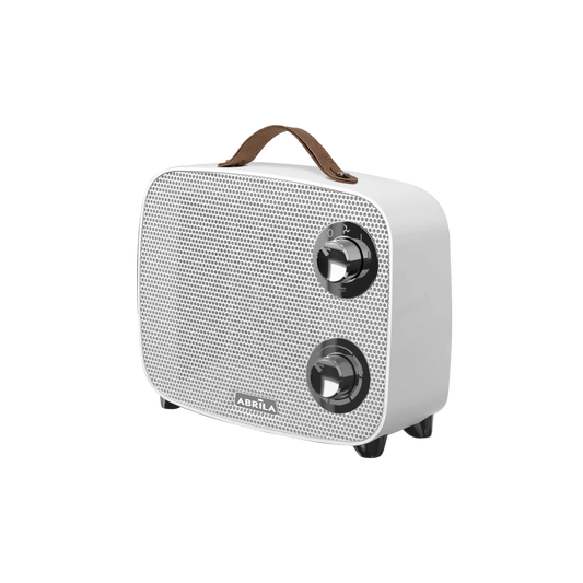 Termoventilador Cerámico PTC Corcega 1500W Blanco y Cromo Fabrilamp - vista principal | Fabrilamp / Abrila · Ref. 227211501