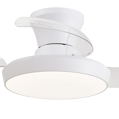 Ventilador Creta fabricado en Hierro y ABS color Blanco